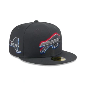 Shop Buffalo Bills 2024 Draft Gray 59FIFTY Fitted Hat - KTGCaps - Baseball caps for various teams, purchased online at a discount