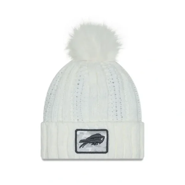 Online Buffalo Bills 2024 Salute to Service Womens Pom Knit Hat - KTGCaps - Baseball caps for various teams, purchased online at a discount