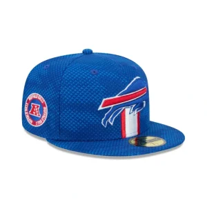 Shop Buffalo Bills 2024 Sideline 59FIFTY Fitted Hat - KTGCaps - Baseball caps for various teams, purchased online at a discount