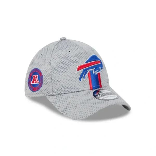 Sale Buffalo Bills 2024 Sideline Gray 39THIRTY Stretch Fit Hat - KTGCaps - Baseball caps for various teams, purchased online at a discount