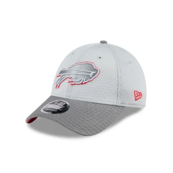 Outlet Buffalo Bills 2024 Training Gray 9FORTY StretchSnap Hat - KTGCaps - Baseball caps for various teams, purchased online at a discount