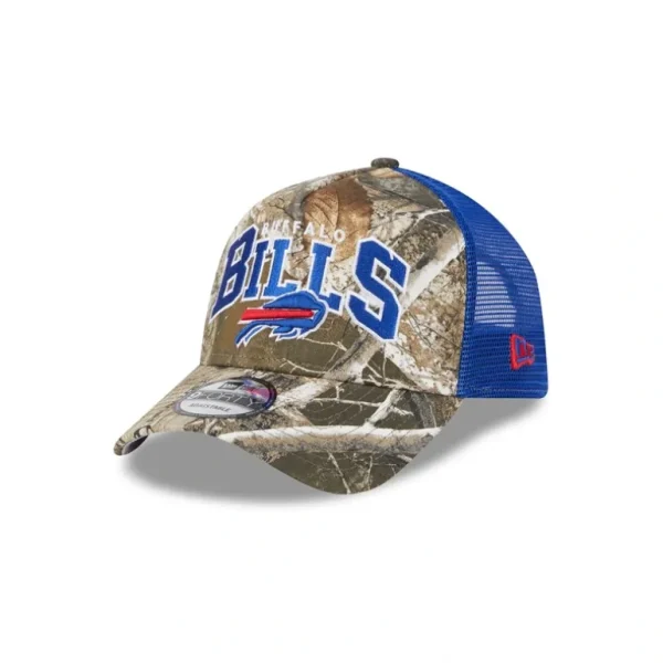 Store Buffalo Bills Active 9FORTY AFrame Trucker Hat - KTGCaps - Baseball caps for various teams, purchased online at a discount