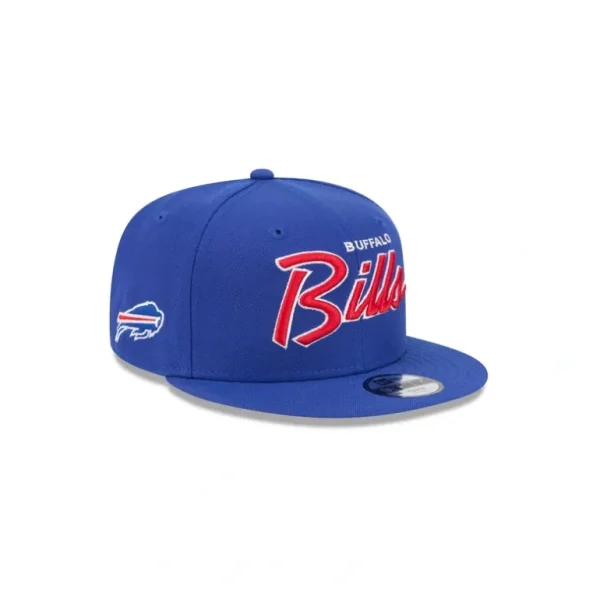 Online Buffalo Bills Script Kids 9FIFTY Snapback Hat - KTGCaps - Baseball caps for various teams, purchased online at a discount