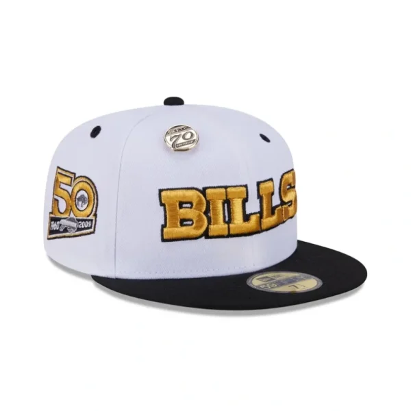 New Buffalo Bills 70th Anniversary 59FIFTY Fitted Hat - KTGCaps - Baseball caps for various teams, purchased online at a discount