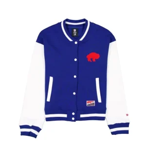 Best Sale Buffalo Bills Throwback Fleece Womens Jacket - KTGCaps - Baseball caps for various teams, purchased online at a discount