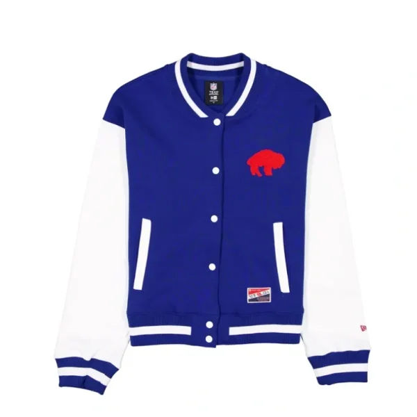 Best Sale Buffalo Bills Throwback Fleece Womens Jacket - KTGCaps - Baseball caps for various teams, purchased online at a discount