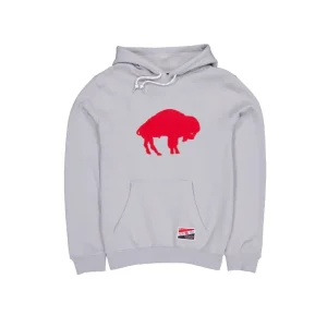Best Sale Buffalo Bills Throwback Gray Hoodie - KTGCaps - Baseball caps for various teams, purchased online at a discount