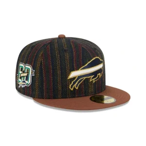 Shop Buffalo Bills Vintage Herringbone 59FIFTY Fitted Hat - KTGCaps - Baseball caps for various teams, purchased online at a discount