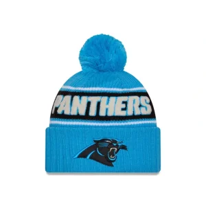 Store Carolina Panthers 2024 Cold Weather Sport Pom Knit Hat - KTGCaps - Baseball caps for various teams, purchased online at a discount