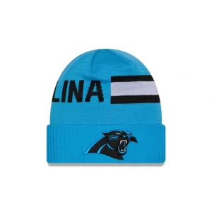 Shop Carolina Panthers 2024 Cold Weather Tech Knit Beanie - KTGCaps - Baseball caps for various teams, purchased online at a discount