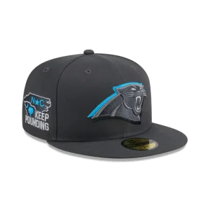 Best Carolina Panthers 2024 Draft Gray 59FIFTY Fitted Hat - KTGCaps - Baseball caps for various teams, purchased online at a discount