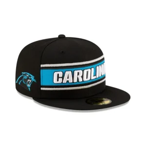 Store Carolina Panthers 2024 Sideline Black 59FIFTY Fitted Hat - KTGCaps - Baseball caps for various teams, purchased online at a discount