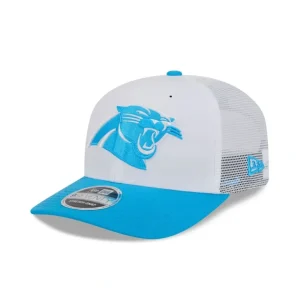 Best Sale Carolina Panthers 2024 Training 9SEVENTY Trucker Hat - KTGCaps - Baseball caps for various teams, purchased online at a discount