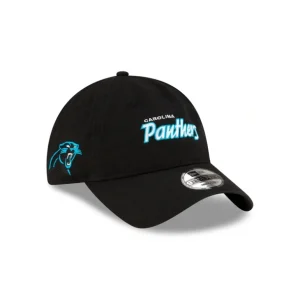 Online Carolina Panthers Washed Script 9TWENTY Adjustable Hat - KTGCaps - Baseball caps for various teams, purchased online at a discount