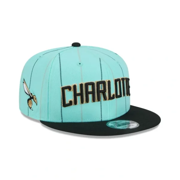 Store Charlotte Hornets 2024 City Edition 9FIFTY Snapback Hat - KTGCaps - Baseball caps for various teams, purchased online at a discount