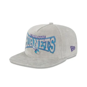 Store Charlotte Hornets Gray Cord Golfer Hat - KTGCaps - Baseball caps for various teams, purchased online at a discount