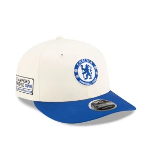 Store Chelsea FC Lion Crest SW6 Open White Low Profile 9FIFTY Snapback Hat - KTGCaps - Baseball caps for various teams, purchased online at a discount