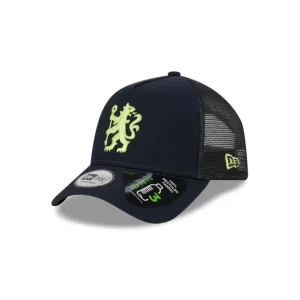 Shop Chelsea FC Navy 9FORTY AFrame Trucker Hat - KTGCaps - Baseball caps for various teams, purchased online at a discount