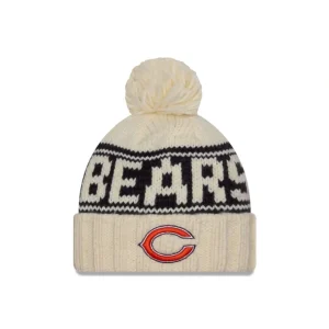 New Chicago Bears 2024 Cold Weather Chrome Pom Knit Hat - KTGCaps - Baseball caps for various teams, purchased online at a discount