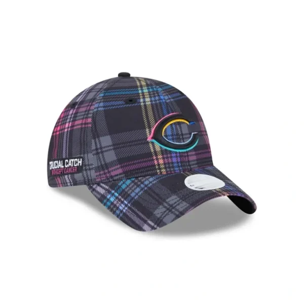 Shop Chicago Bears 2024 Crucial Catch Womens 9TWENTY Adjustable Hat - KTGCaps - Baseball caps for various teams, purchased online at a discount