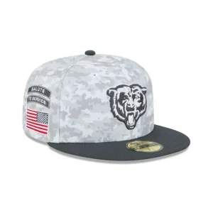 Online Chicago Bears GSH 2024 Salute to Service 59FIFTY Fitted - KTGCaps - Baseball caps for various teams, purchased online at a discount