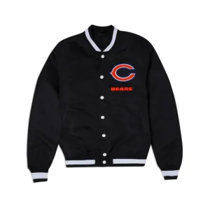 Store Chicago Bears Logo Select Black Jacket - KTGCaps - Baseball caps for various teams, purchased online at a discount