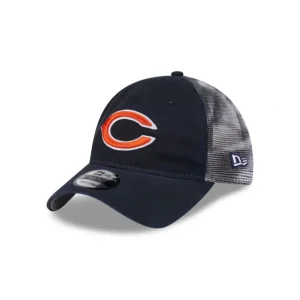 Online Chicago Bears Slick 9TWENTY Trucker Hat - KTGCaps - Baseball caps for various teams, purchased online at a discount