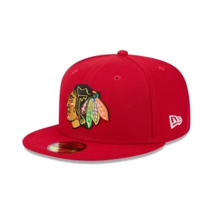 New Chicago Blackhawks 59FIFTY Fitted Hat - KTGCaps - Baseball caps for various teams, purchased online at a discount