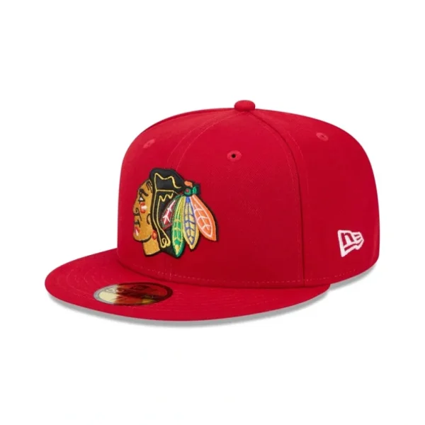 New Chicago Blackhawks 59FIFTY Fitted Hat - KTGCaps - Baseball caps for various teams, purchased online at a discount