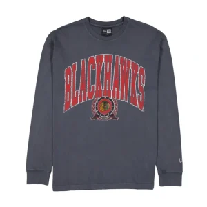 Outlet Chicago Blackhawks Oversized Essentials Long Sleeve TShirt - KTGCaps - Baseball caps for various teams, purchased online at a discount