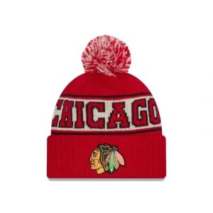 Sale Chicago Blackhawks Retro Pom Knit Hat - KTGCaps - Baseball caps for various teams, purchased online at a discount