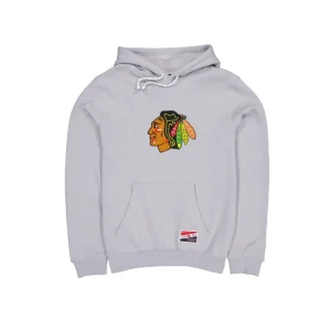 Store Chicago Blackhawks Throwback Gray Hoodie - KTGCaps - Baseball caps for various teams, purchased online at a discount