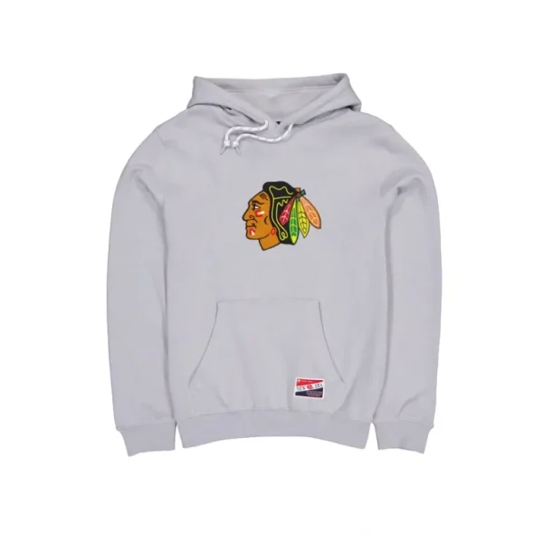 Store Chicago Blackhawks Throwback Gray Hoodie - KTGCaps - Baseball caps for various teams, purchased online at a discount
