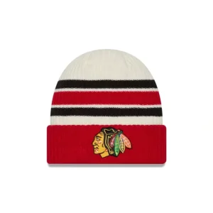 Best Chicago Blackhawks Vintage Ribbed Beanie - KTGCaps - Baseball caps for various teams, purchased online at a discount