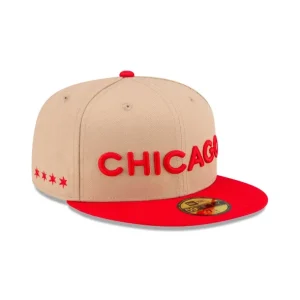 Best Sale Chicago Bulls 2023 City Edition Alt 2 59FIFTY Fitted Hat - KTGCaps - Baseball caps for various teams, purchased online at a discount
