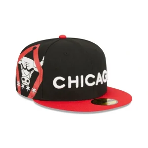 Outlet Chicago Bulls 2023 City Edition 59FIFTY Fitted Hat - KTGCaps - Baseball caps for various teams, purchased online at a discount