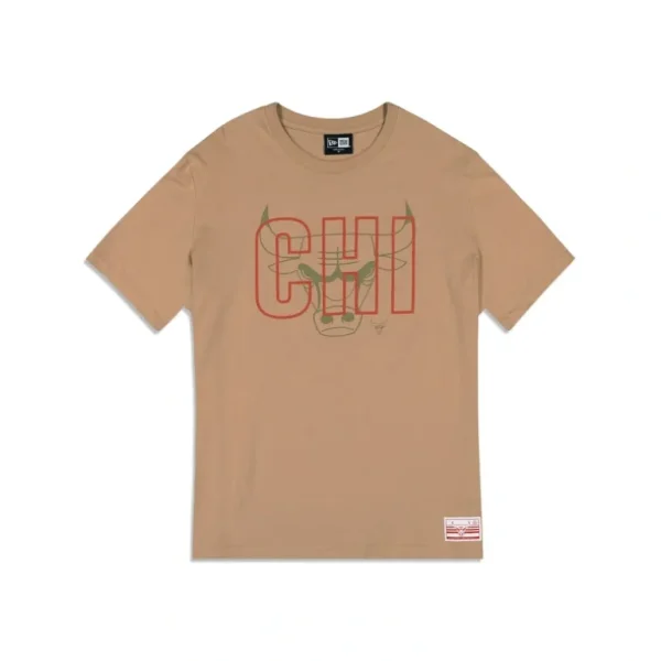 Online Chicago Bulls 2023 City Edition Tan TShirt - KTGCaps - Baseball caps for various teams, purchased online at a discount