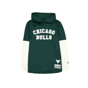 Sale Chicago Bulls Dark Green Logo Select Hooded TShirt - KTGCaps - Baseball caps for various teams, purchased online at a discount