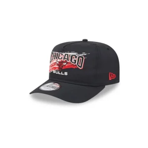 Sale Chicago Bulls Throwback Brush Golfer Hat - KTGCaps - Baseball caps for various teams, purchased online at a discount