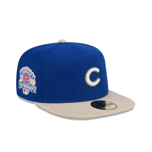 Outlet Chicago Cubs Canvas 59FIFTY AFrame Fitted Hat - KTGCaps - Baseball caps for various teams, purchased online at a discount