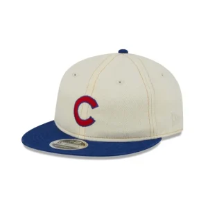 Outlet Chicago Cubs Chrome Denim Retro Crown 9FIFTY Adjustable Hat - KTGCaps - Baseball caps for various teams, purchased online at a discount