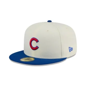 Sale Chicago Cubs Chrome 59FIFTY Fitted Hat - KTGCaps - Baseball caps for various teams, purchased online at a discount