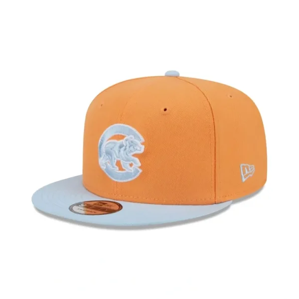 Flash Sale Chicago Cubs Color Pack Orange Glaze 9FIFTY Snapback Hat - KTGCaps - Baseball caps for various teams, purchased online at a discount