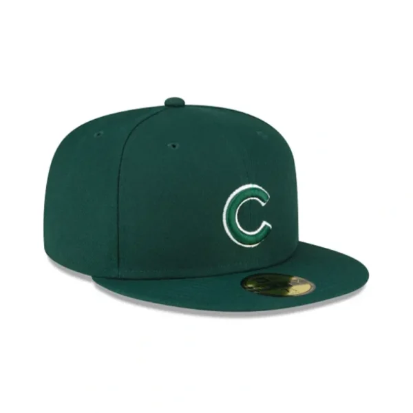 Best Chicago Cubs Dark Green 59FIFTY Fitted Hat - KTGCaps - Baseball caps for various teams, purchased online at a discount