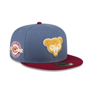 Best Sale Chicago Cubs Deep Blue 59FIFTY Fitted Hat - KTGCaps - Baseball caps for various teams, purchased online at a discount