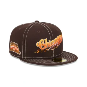 Best Chicago Cubs Fall Foliage 59FIFTY Fitted Hat - KTGCaps - Baseball caps for various teams, purchased online at a discount