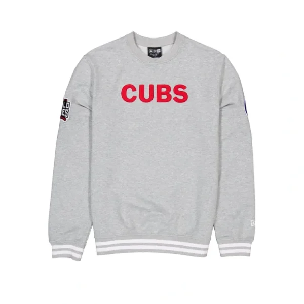 Outlet Chicago Cubs Gray Logo Select Crewneck - KTGCaps - Baseball caps for various teams, purchased online at a discount