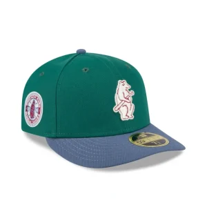 New Chicago Cubs Green Gemstone Low Profile 59FIFTY Fitted Hat - KTGCaps - Baseball caps for various teams, purchased online at a discount