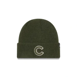 Best Sale Chicago Cubs Green Merino Wool Knit Beanie - KTGCaps - Baseball caps for various teams, purchased online at a discount