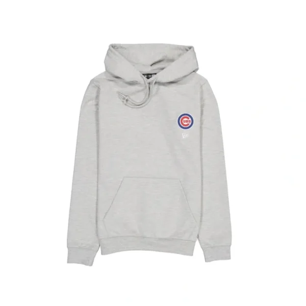 Outlet Chicago Cubs Logo Essentials Gray Hoodie - KTGCaps - Baseball caps for various teams, purchased online at a discount